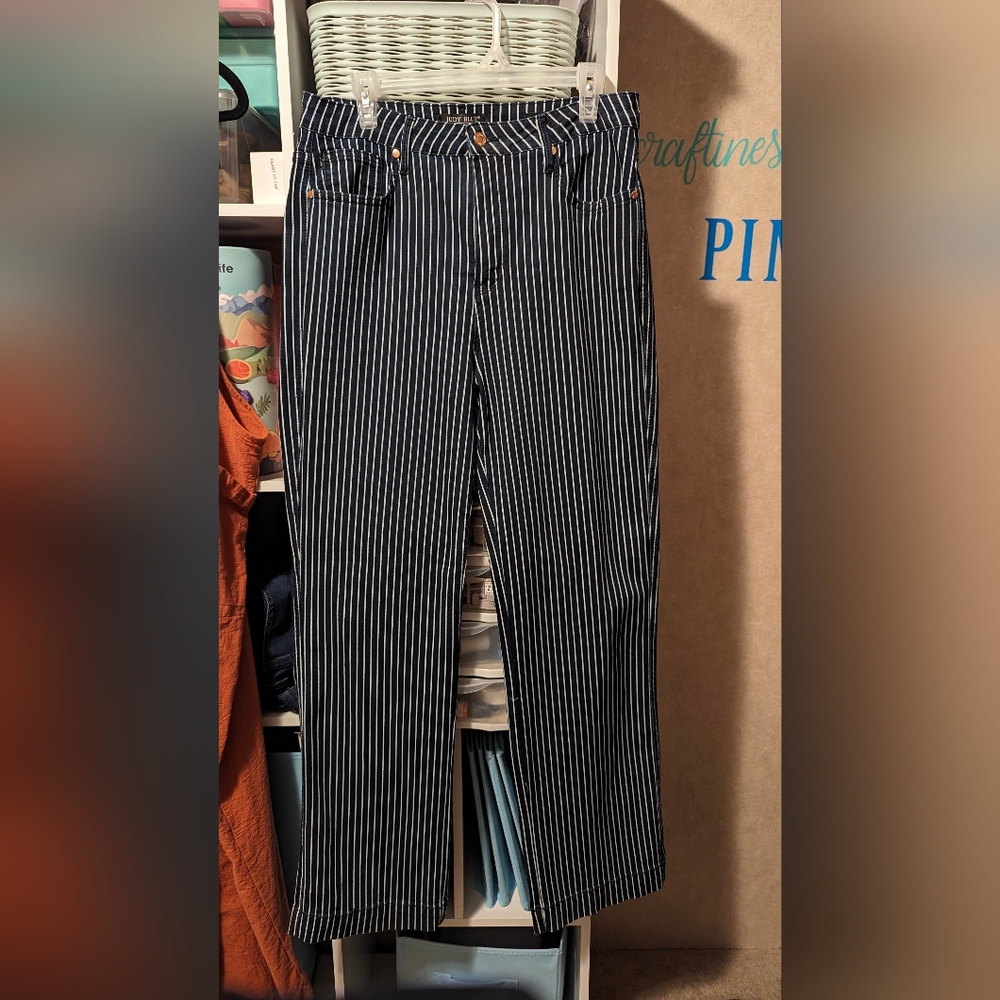 Judy Blue Pin Striped Jeans size 15/32